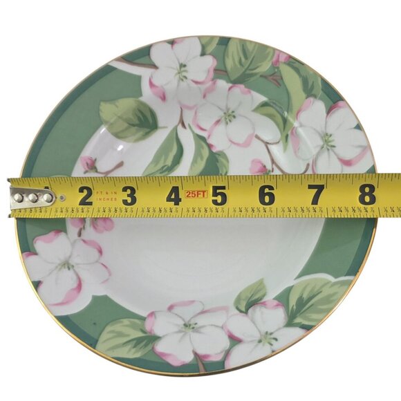 Fairfield Apple Blossom Floral Print 8" Fine China Soup Salad Bowls – Set of 4 - Picture 6 of 14